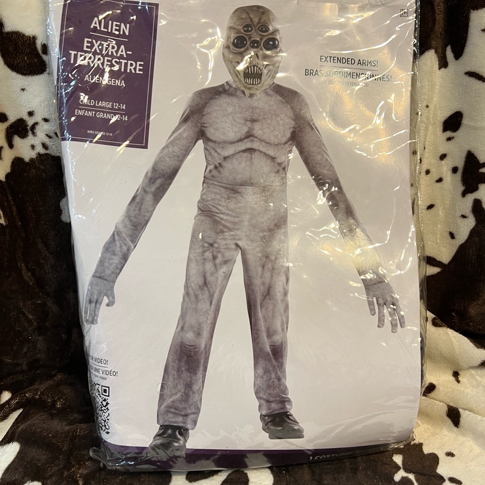 Alien Extraterrestrial Kids Costume - Gray